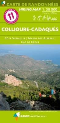 affiche 11 COLLIOURE-CADAQUES  1/50.000