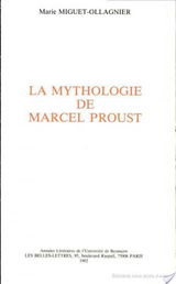 La mythologie de Marcel Proust