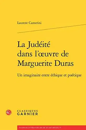 affiche La judéité dans l'oeuvre de Marguerite Duras