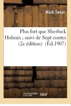 affiche Plus Fort Que Sherlock Holmes; Suivi de Sept Contes 2e Edition