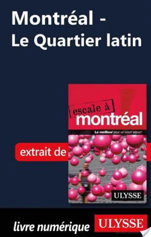 affiche Montréal - Le Quartier latin