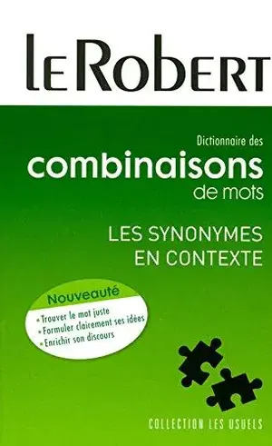 affiche Dictionnaire des combinaisons de mots