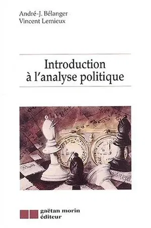 affiche Introduction à l'analyse politique