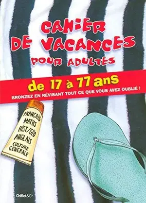 affiche Cahier de vacances pour adultes