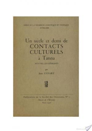 affiche Un siècle et demi de contacts culturels à Tanna, Nouvelles-Hébrides