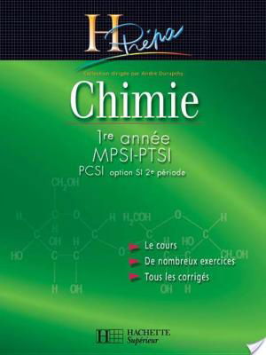 affiche Chimie MPSI-PTSI-PCSI (option SI 2e periode) 1re année - édition 2003