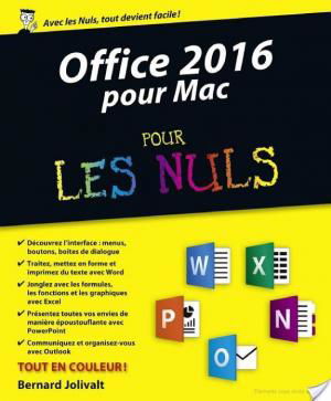 affiche Office 2016 pour Mac pour les Nuls